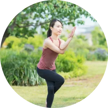 Woman doing exercise